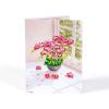 CUT POPUP.COM Mothers Day Card, 3D Pop Up Birthday Paper Art Greeting Card, Father’s Day, Meaningful Gift for Dad, Husband, Grandpa (Hummingbird)(Orchid-6x8in)