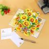 CUT POPUP.COM Mothers Day Card, 3D Pop Up Birthday Paper Art Greeting Card, Father’s Day, Meaningful Gift for Dad, Husband, Grandpa (Hummingbird)(Sunflower-6x8in)