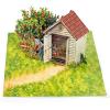 CUTPOPUP Fathers Day Card, 3D Pop Up Paper Art Greeting Card, Meaningful Gift for Dad, Husband, Grandpa (Dad’s Garden) SD278US