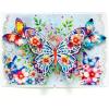 CUT POPUP.COM Mothers Day Card, 3D Pop Up Birthday Paper Art Greeting Card, Father’s Day, Meaningful Gift for Dad, Husband, Grandpa (Hummingbird)(Butterfly-6x8in)