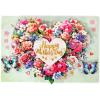 CUT POPUP.COM Mothers Day Card, 3D Pop Up Birthday Paper Art Greeting Card, Father’s Day, Meaningful Gift for Dad, Husband, Grandpa (Hummingbird)(Happy Mothers Day-Heart Shape-6x8in)