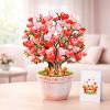 CUTPOPUP Heartree Bouquet, Anniversary Card Pop Up, 8.5″x7″, Happy Birthday, 3D Greeting Paper Heart Flower Card (Bouquet of Heartree) FL203US