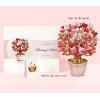 CUTPOPUP Heartree Bouquet, Anniversary Card Pop Up, 8.5″x7″, Happy Birthday, 3D Greeting Paper Heart Flower Card (Bouquet of Heartree) FL203US