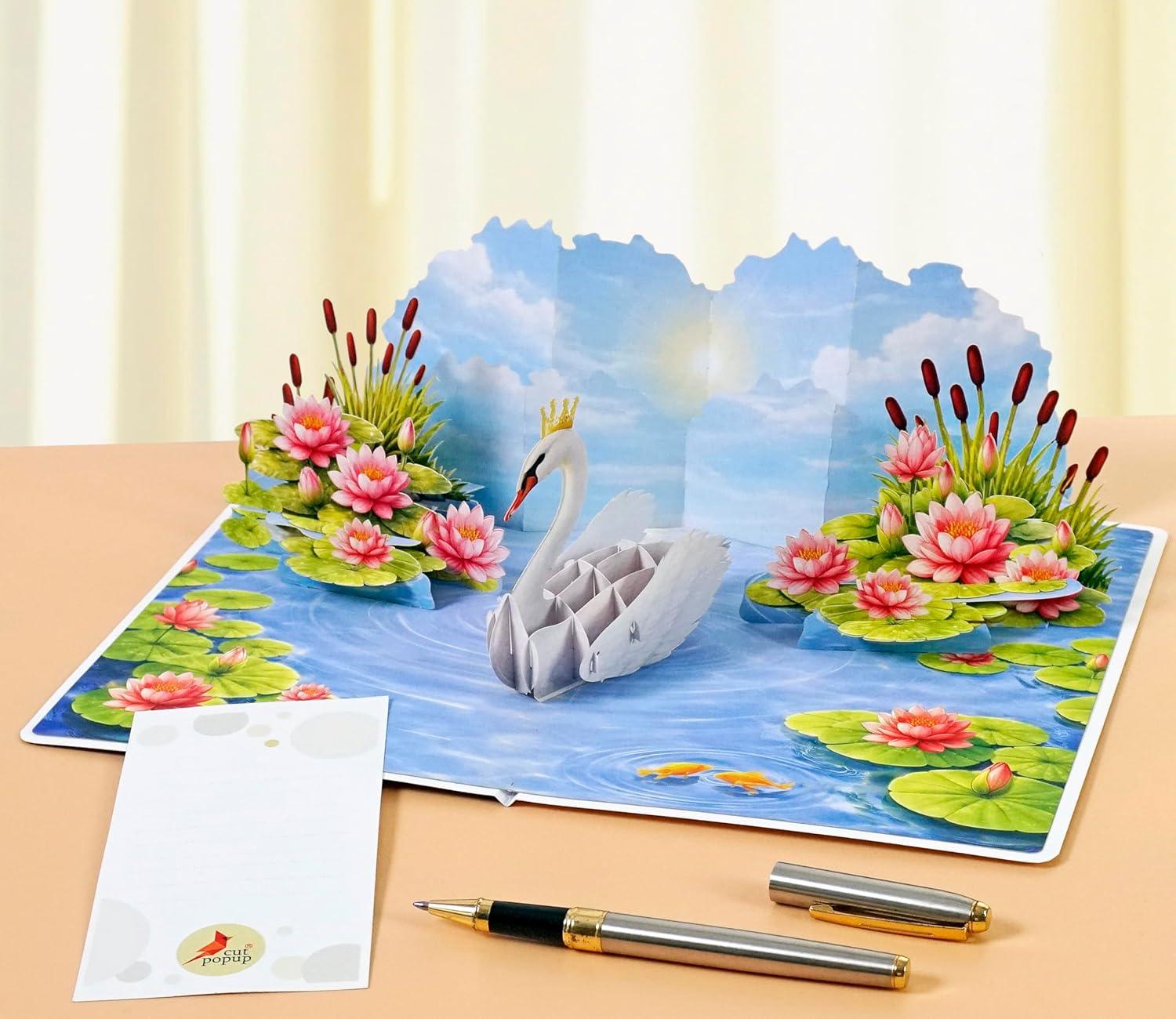 image:imageCUTPOPUP Birthday Card for Women Mothers Day Card Pop Up 3D Birthday Greeting Gift for Mom Grandma Women Mother Queen AN181USMother Queen6x8in