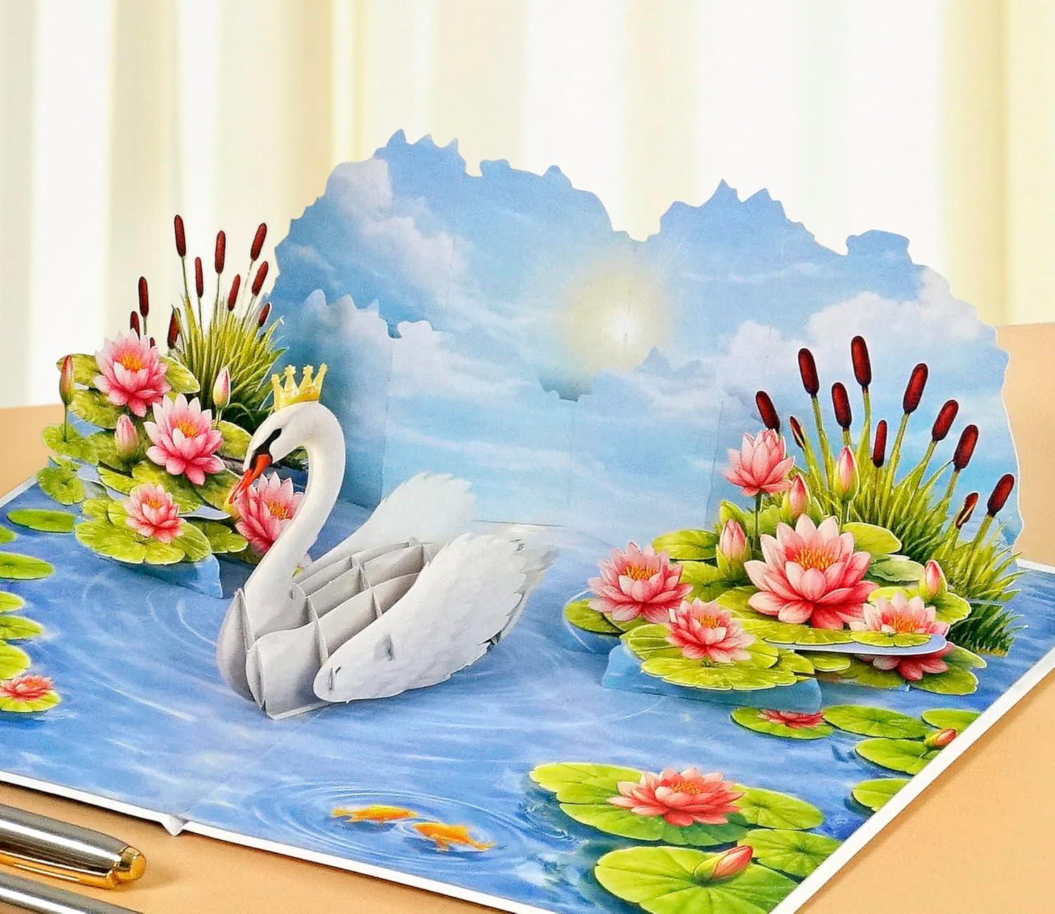 image:imageCUTPOPUP Birthday Card for Women Mothers Day Card Pop Up 3D Birthday Greeting Gift for Mom Grandma Women Mother Queen AN181USMother Queen6x8in