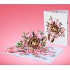 CUTPOPUP Birthday Card for Women, Mothers Day Card Pop Up, 3D Birthday Greeting Gift for Mom, Grandma, Women (Mother Queen) AN181US(Mother Love Nest Hummingbird-6x8in)