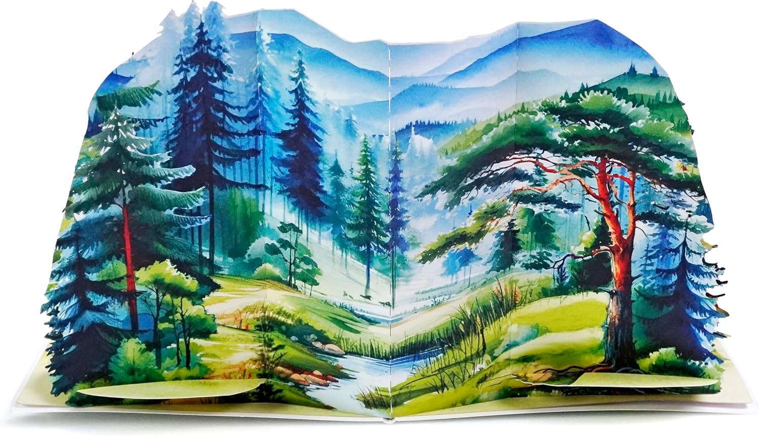 image:imageCUTPOPUP Fathers Day Card 3D Pop Up Paper Art Greeting Card Meaningful Gift for Dad Husband Grandpa Call No1 Dad SD282USBear Couple6x8in