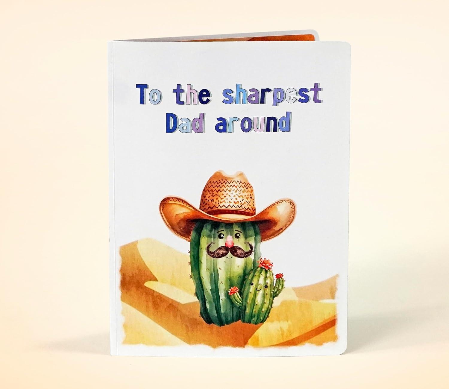image:imageCUTPOPUP Fathers Day Card 3D Pop Up Paper Art Greeting Card Meaningful Gift for Dad Husband Grandpa Call No1 Dad SD282USSharpest Dad6x8in