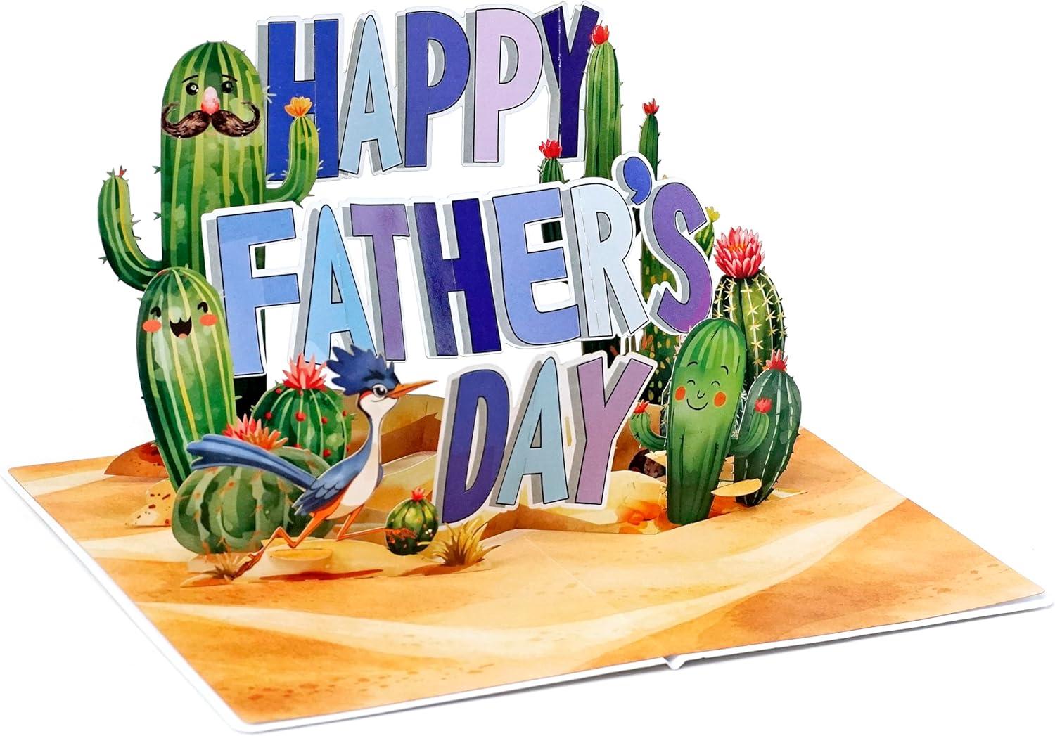 image:imageCUTPOPUP Fathers Day Card 3D Pop Up Paper Art Greeting Card Meaningful Gift for Dad Husband Grandpa Call No1 Dad SD282USSharpest Dad6x8in