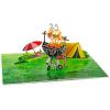 CUTPOPUP Fathers Day Card, 3D Pop Up Paper Art Greeting Card, Meaningful Gift for Dad, Husband, Grandpa (Call No.1 Dad) SD282US(BBQ Grill-6x8in)