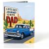 CUTPOPUP Fathers Day Card, 3D Pop Up Paper Art Greeting Card, Meaningful Gift for Dad, Husband, Grandpa (Call No.1 Dad) SD282US(Classic car-6x8in)