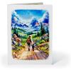 CUTPOPUP Fathers Day Card, 3D Pop Up Paper Art Greeting Card, Meaningful Gift for Dad, Husband, Grandpa (Call No.1 Dad) SD282US(First Adventure-6x8in)