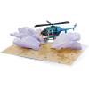 CUTPOPUP Fathers Day Card, 3D Pop Up Paper Art Greeting Card, Meaningful Gift for Dad, Husband, Grandpa (Call No.1 Dad) SD282US(Helicopter-6x8in)