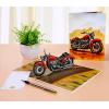 CUTPOPUP Fathers Day Card, 3D Pop Up Paper Art Greeting Card, Meaningful Gift for Dad, Husband, Grandpa (Call No.1 Dad) SD282US(Motorcycle-6x8in)