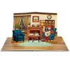 CUTPOPUP Fathers Day Card, 3D Pop Up Paper Art Greeting Card, Meaningful Gift for Dad, Husband, Grandpa (Call No.1 Dad) SD282US(Papa Bear reading-6x8in)