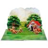 CUTPOPUP Fathers Day Card, 3D Pop Up Paper Art Greeting Card, Meaningful Gift for Dad, Husband, Grandpa (Call No.1 Dad) SD282US(Papa Golden-6x8in)