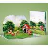 CUTPOPUP Fathers Day Card, 3D Pop Up Paper Art Greeting Card, Meaningful Gift for Dad, Husband, Grandpa (Call No.1 Dad) SD282US(Papa Golden-6x8in)