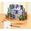 CUTPOPUP Fathers Day Card, 3D Pop Up Paper Art Greeting Card, Meaningful Gift for Dad, Husband, Grandpa (Call No.1 Dad) SD282US(Sharpest Dad-6x8in)