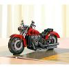 CUTPOPUP Fathers Day Card, 3D Pop Up Paper Art Greeting Card, Meaningful Gift for Dad, Husband, Grandpa (Call No.1 Dad) SD282US(Motorcycle-6x8in)
