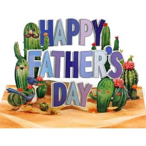 CUTPOPUP Fathers Day Card, 3D Pop Up Paper Art Greeting Card, Meaningful Gift for Dad, Husband, Grandpa (Call No.1 Dad) SD282US(Sharpest Dad-6x8in)