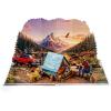 CUTPOPUP Fathers Day Card, Adventure Awaits Pop Up Card, 3D Travel Theme Greeting Card, Bon Voyage Card for Friend, Retirement, Graduation, New Journey Gift, Birthday & All Occasions OC231US