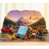 CUTPOPUP Fathers Day Card, Adventure Awaits Pop Up Card, 3D Travel Theme Greeting Card, Bon Voyage Card for Friend, Retirement, Graduation, New Journey Gift, Birthday & All Occasions OC231US