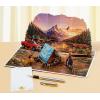CUTPOPUP Fathers Day Card, Adventure Awaits Pop Up Card, 3D Travel Theme Greeting Card, Bon Voyage Card for Friend, Retirement, Graduation, New Journey Gift, Birthday & All Occasions OC231US