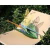 CUTPOPUP Ladybug Card Pop Up, 3d Birthday Card Pop Up For Grandma, Mom, Mother In Law, Daughter- Great On Birthday, Mother’s Day, Christmas, New Year(Dragonfly)
